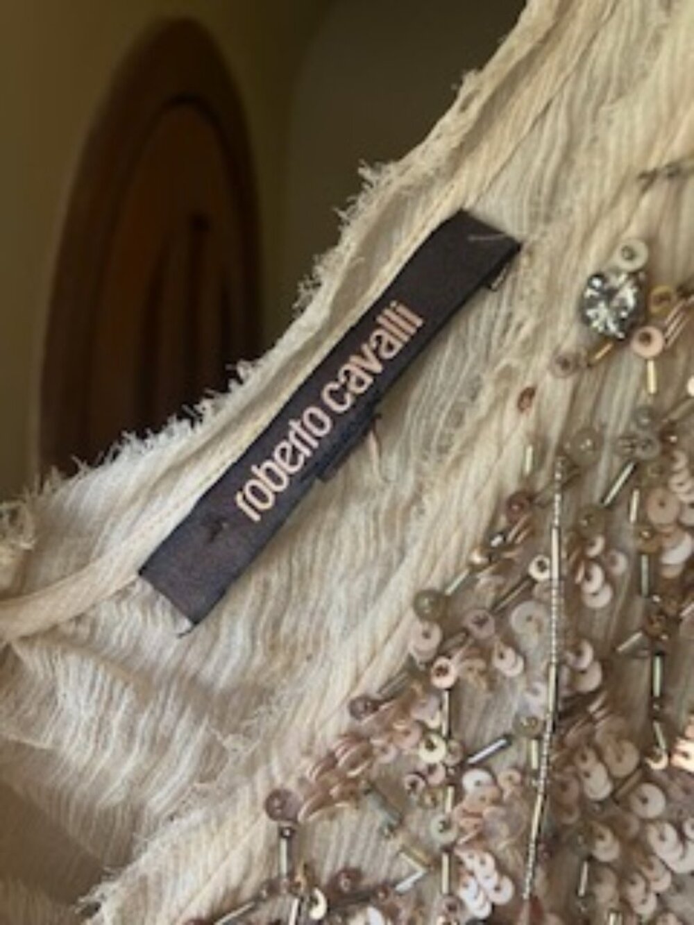 Cavalli Sequin Beaded Dress - Picture 3 of 5